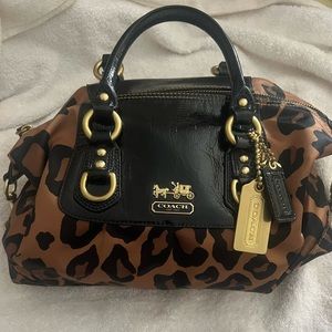 Coach Madison Leopard/Ocelot Sabrina Bag